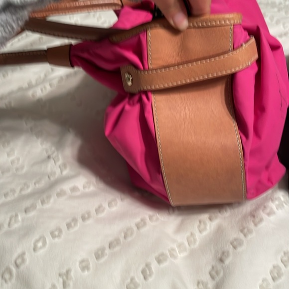 Kate Spade ♠️ Hot pink nylon bag with leather trim - Picture 6 of 10